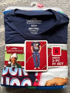 Men's Navy 2-Piece Pajama Set - S